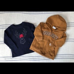 Carhartt Hoodie & Deer Thermal - 18-Month Bundle